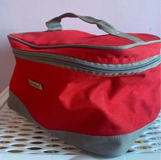 Neceser rojo con asa