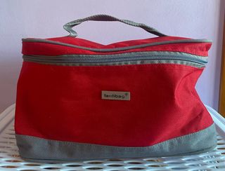 Neceser rojo con asa