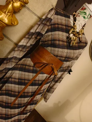 CINTURÓN FAJÍN CUERO ZARA