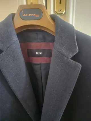 Abrigo Hugo Boss Hombre Lana y Cachemira