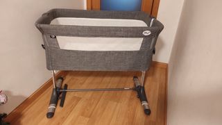 Minicuna colecho MS Teeny gris oscuro