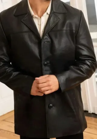 Chaqueta de piel F & Co hombre