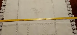 Antiche federe in lino ricamate