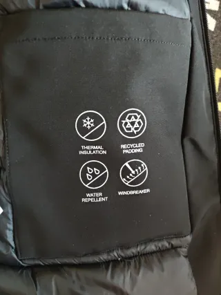 Giubbotto imbottito OVS nero impermeabile