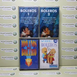 Lote BOLEROS Cintas Cassette