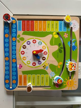 Juego Educativo Madera Días Seman Meses