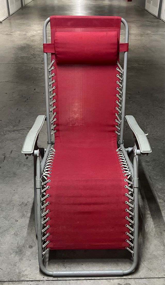 2 Tumbonas  Gravedad Cero Rojas