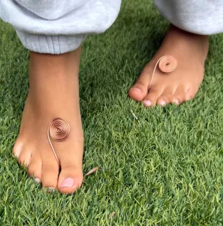 Escultura Abstracta Vortex Cobre