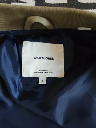 Giubbotto bomber leggero Jack & Jones verde oliva