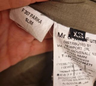 Parka Mr&Mrs Furs Italia Marrón