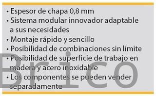 Conjunto Taller 5 Módulos S/Madera Alyco