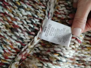 Chaqueta de lana multicolor con cremallera