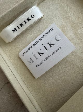 Collana perle 4,5/5mm oro bianco 18kt Mikiko