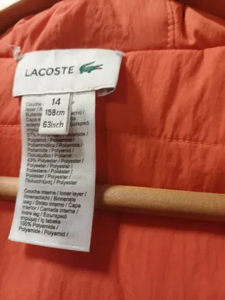 Anorak acolchado Lacoste camuflaje