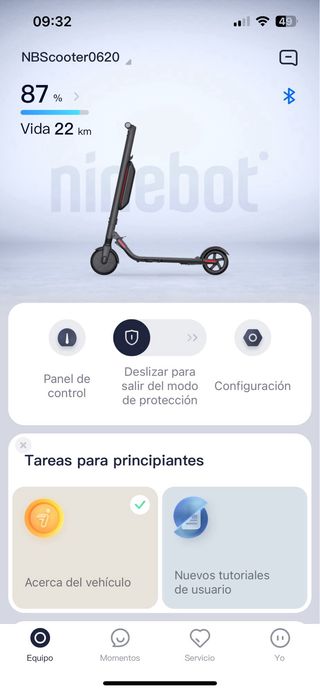 Patinete eléctrico Ninebot by Segway cómo nuevo