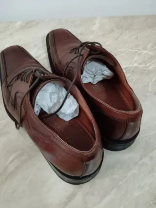 Scarpe uomo pelle marrone N.44