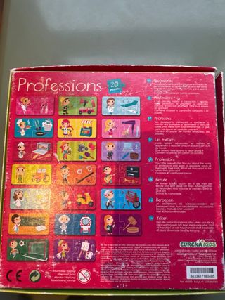 Puzzle de profesiones Eureka Kids