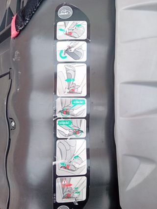 Silla coche Romer elevador con respaldo