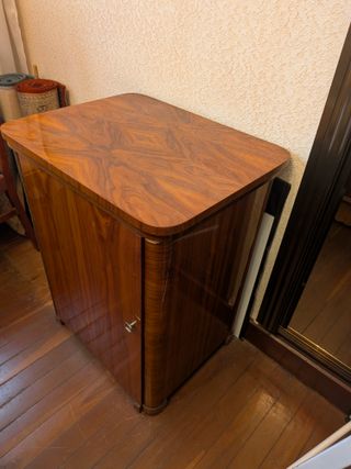 Mueble Máquina Coser Alfa Madera