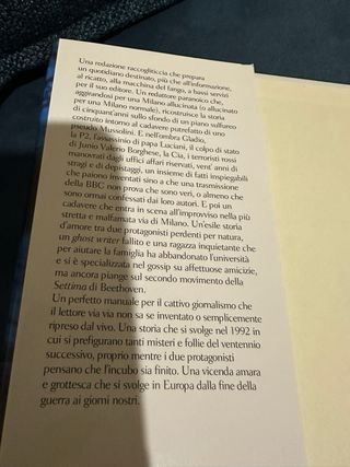 Numero Zero (Italian Edition)