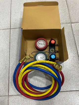 Manómetros A/A con mangueras