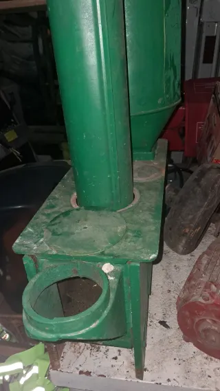 Estufa de leña verde