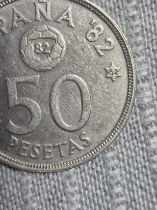 13 Monedas 50 Pesetas Mundial82 estrella 80,81, 82