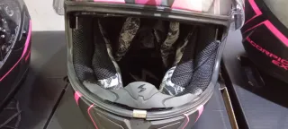 Casco Scorpion EXO-1400 Evo II Air Negro/Rosa