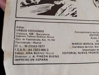 Jeronimo ,nº 16 ,de 1977 ,Ursus