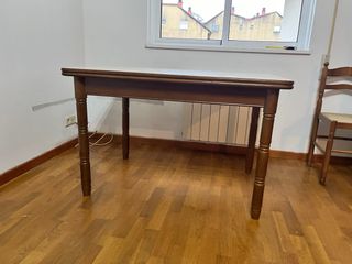 Mesa de comedor extensible madera