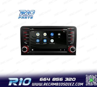 RADIO GPS ANDROID 12 AUDI A3 8P 8PA S3 RS3 03-12