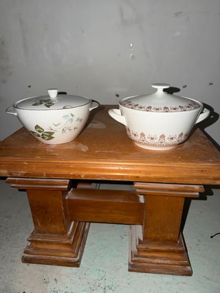 2 Soperas de porcelana años 70