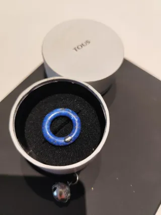 Joyero y  Anilla Tous Lapislázuli y oro