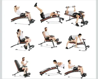 Banco de musculación plegable