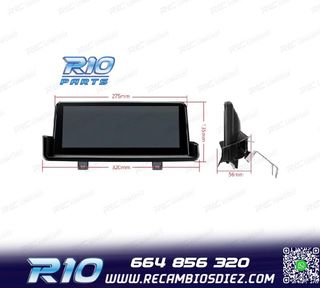 RADIO GPS ANDROID 14 BMW E90 E91 E92 E93 08-12 SIN PANTALLA