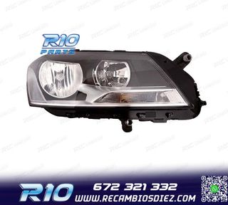 FARO DCH PARA VOLKSWAGEN VW PASSAT 10-14 FONDO NEGRO