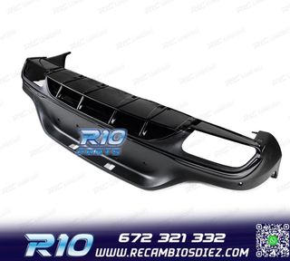 DIFUSOR MERCEDES GLC C253 COUPE AMG 20- LOOK GLC63 NEGRO