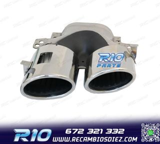 COLAS DE ESCAPE MERCEDES GLE W167 19- LOOK GLE53 CROMO