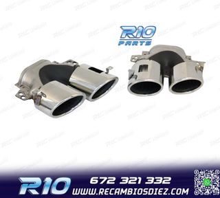 COLAS DE ESCAPE MERCEDES GLE W167 19- LOOK GLE53 CROMO