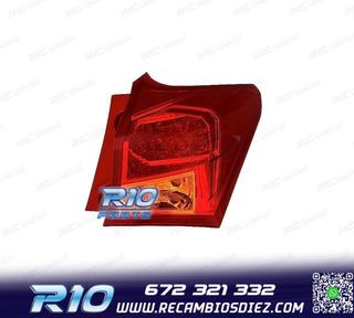 PILOTO DCH TOYOTA AURIS 5P 13-15 AMBAR ROJO