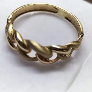 Anillo Oro 18kt Cadena