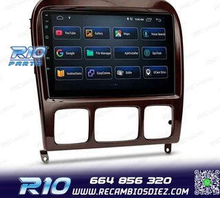 RADIO GPS ANDROID 13 MERCEDES CLASE S W220 98-05
