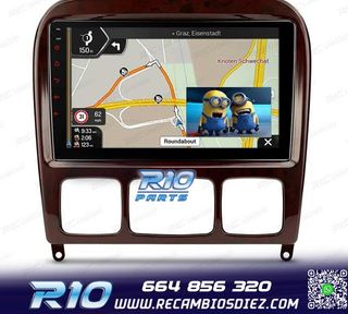 RADIO GPS ANDROID 13 MERCEDES CLASE S W220 98-05