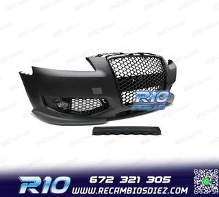 PARAGOLPES DELANTERO AUDI A3 8P 04-08 LOOK RS3 NEGRO