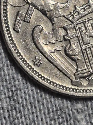 3 Monedas 50 Pesetas 1957 estrella 58,59 y 60