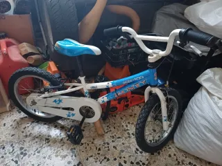 Bici Monty 18 Azul y Blanca