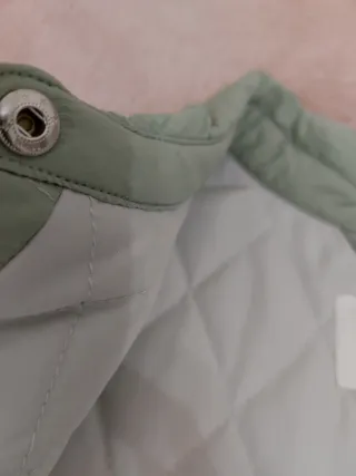 Chaqueta acolchada Zara verde