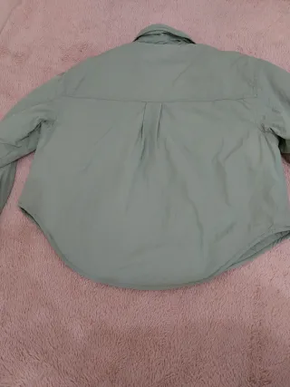 Chaqueta acolchada Zara verde