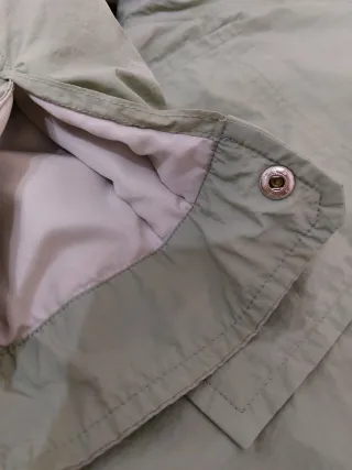 Chaqueta acolchada Zara verde