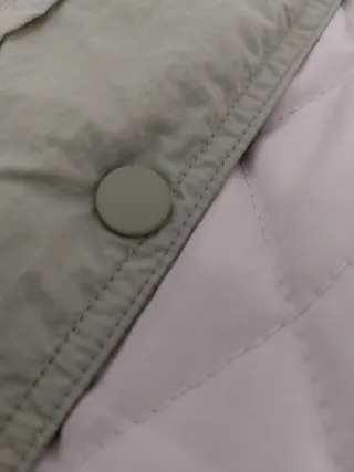 Chaqueta acolchada Zara verde